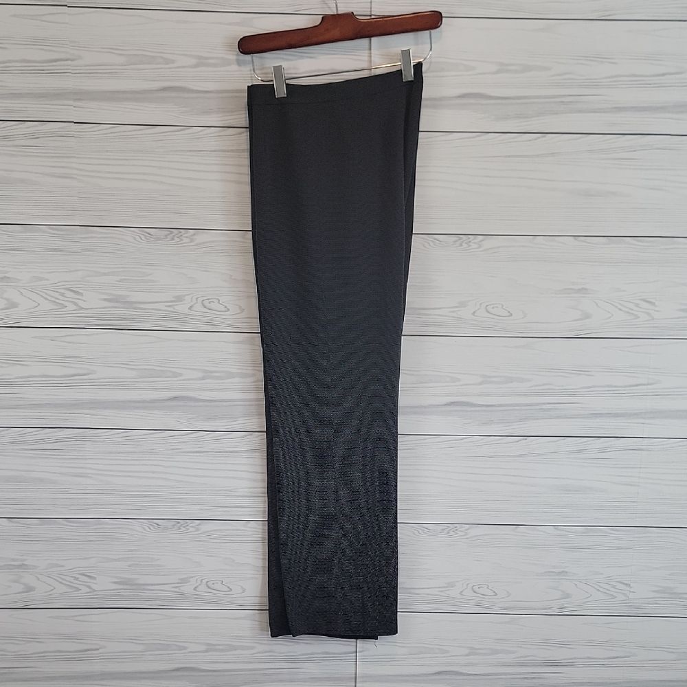 Yansi Fugel Trousers Wide Leg Nailhead Texture Dress Pants Womens Size 4
